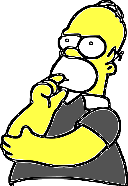homer simpson image, from pixabay